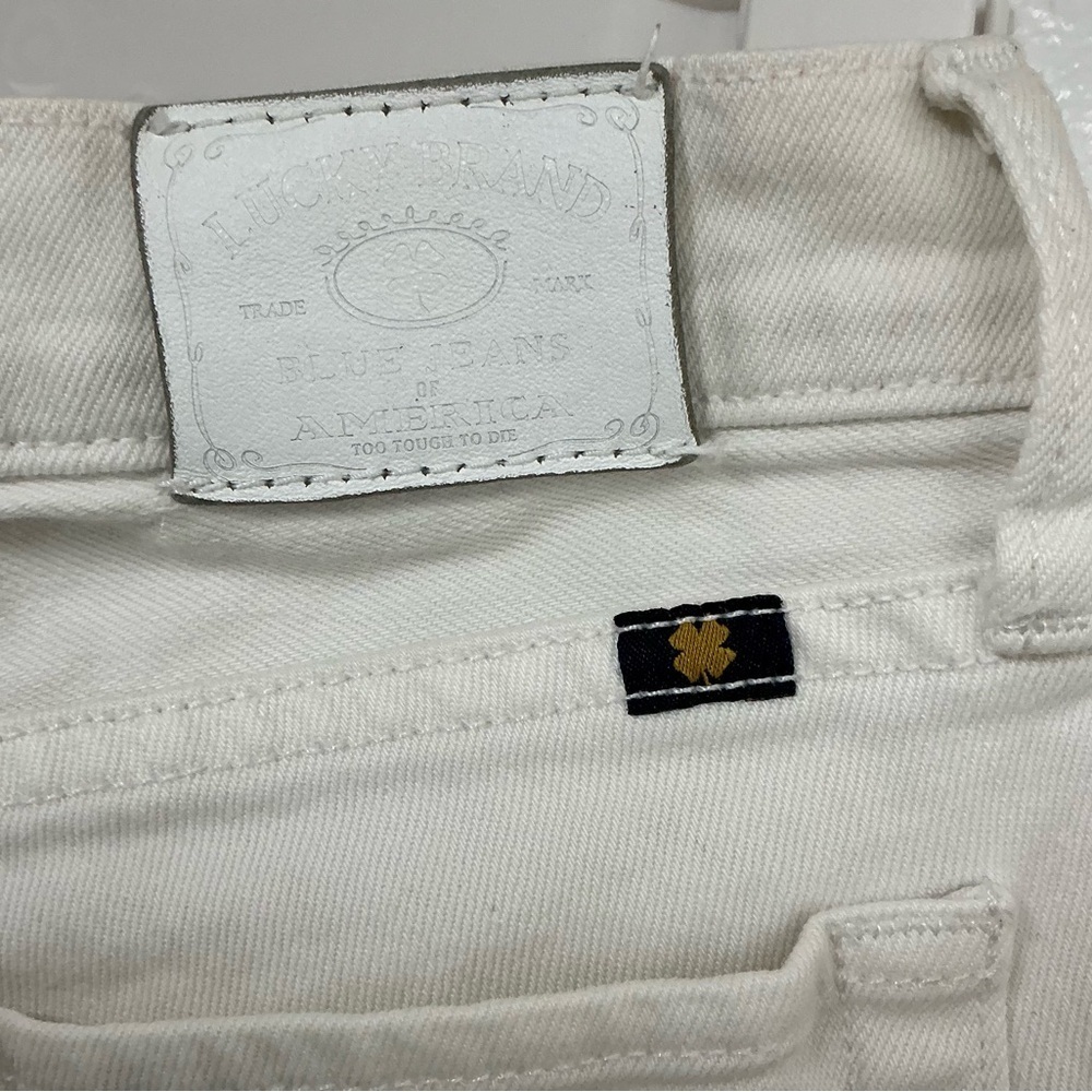 Lucky Brand White Sienna Tomboy Crop Jeans - Picture 4 of 9